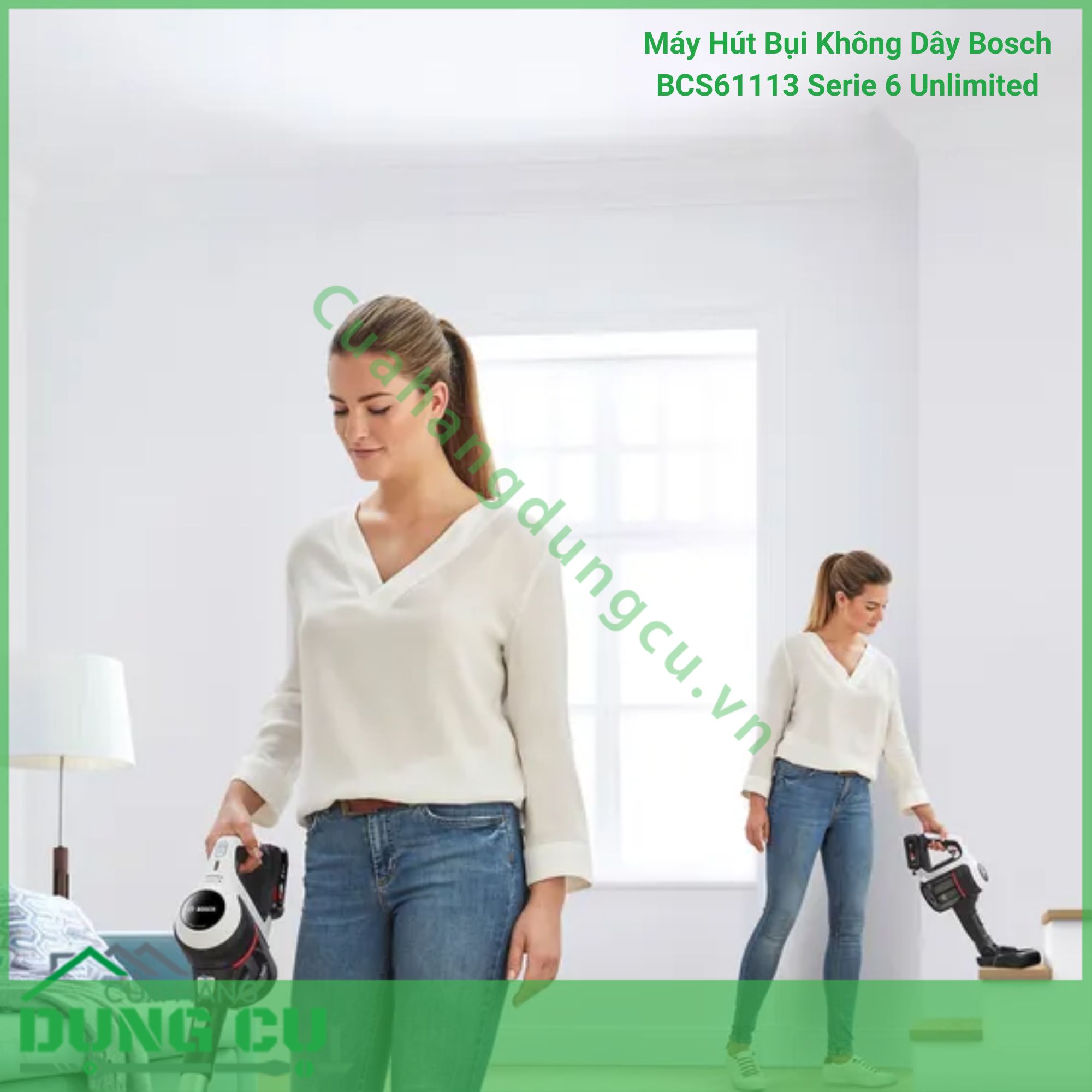 Máy Hút Bụi Không Dây Bosch BCS61113 Serie 6 Unlimited