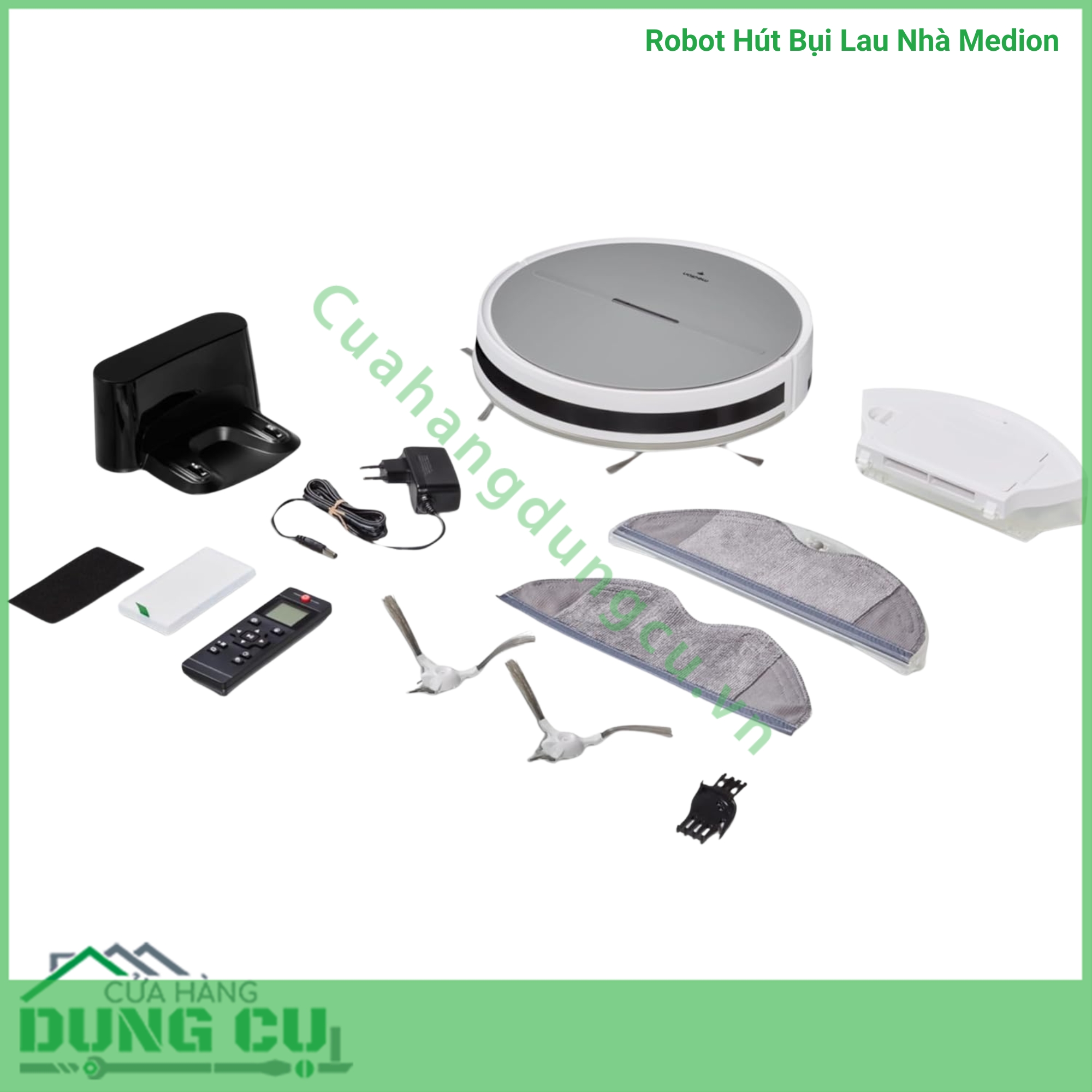 Robot Hút Bụi Lau Nhà Medion S05 SW (MD 11889)