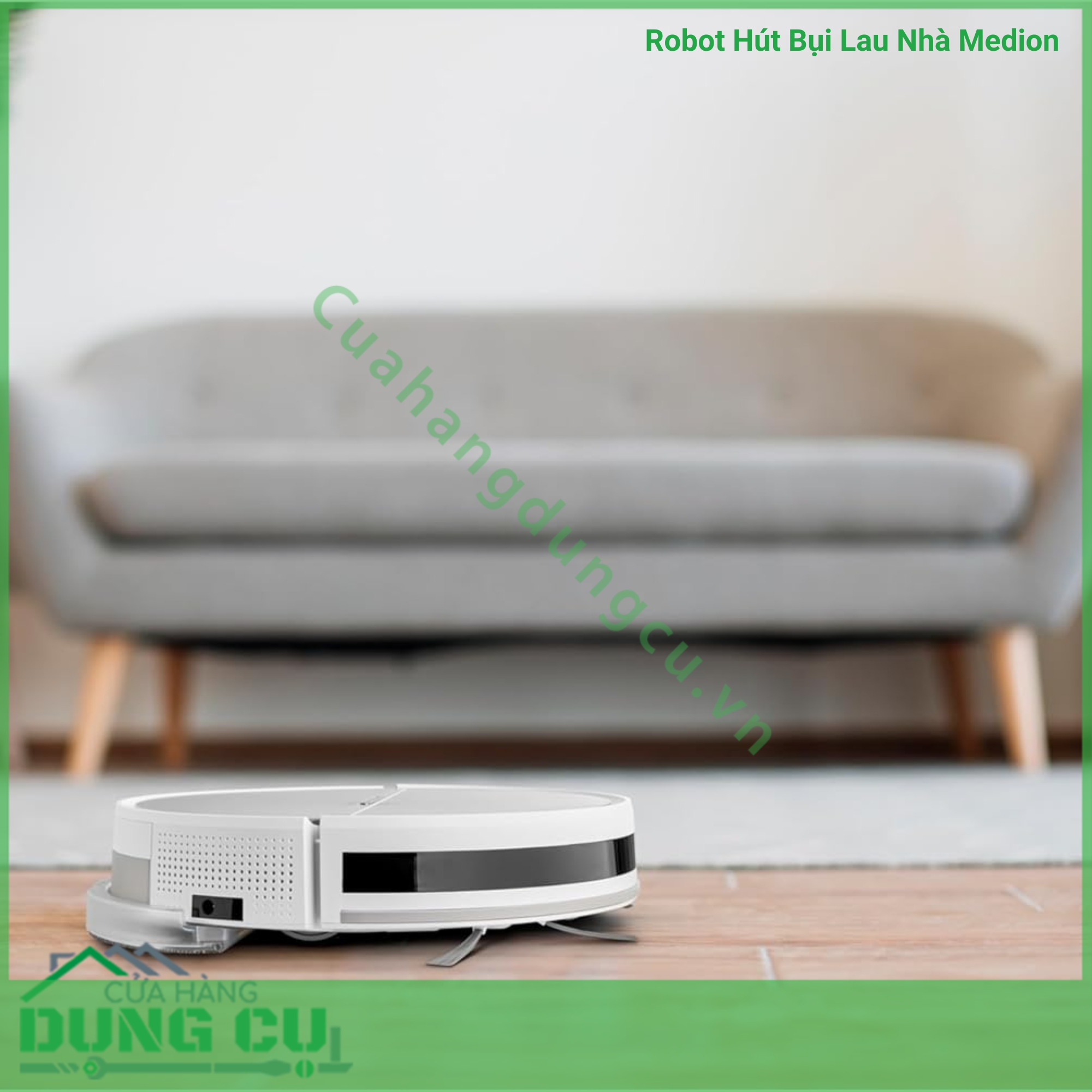 Robot Hút Bụi Lau Nhà Medion S05 SW (MD 11889)