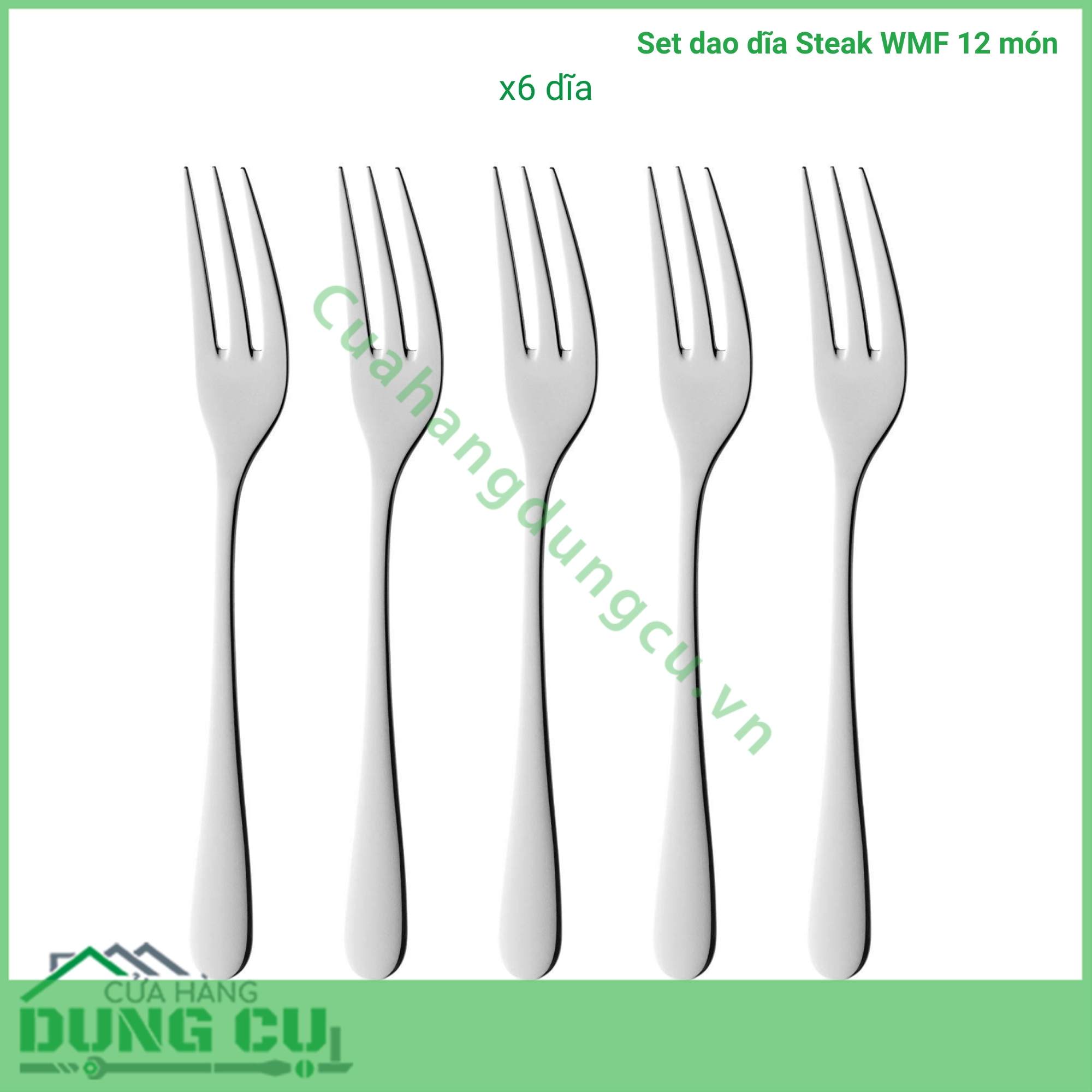 Set dao dĩa Steak WMF 12 món