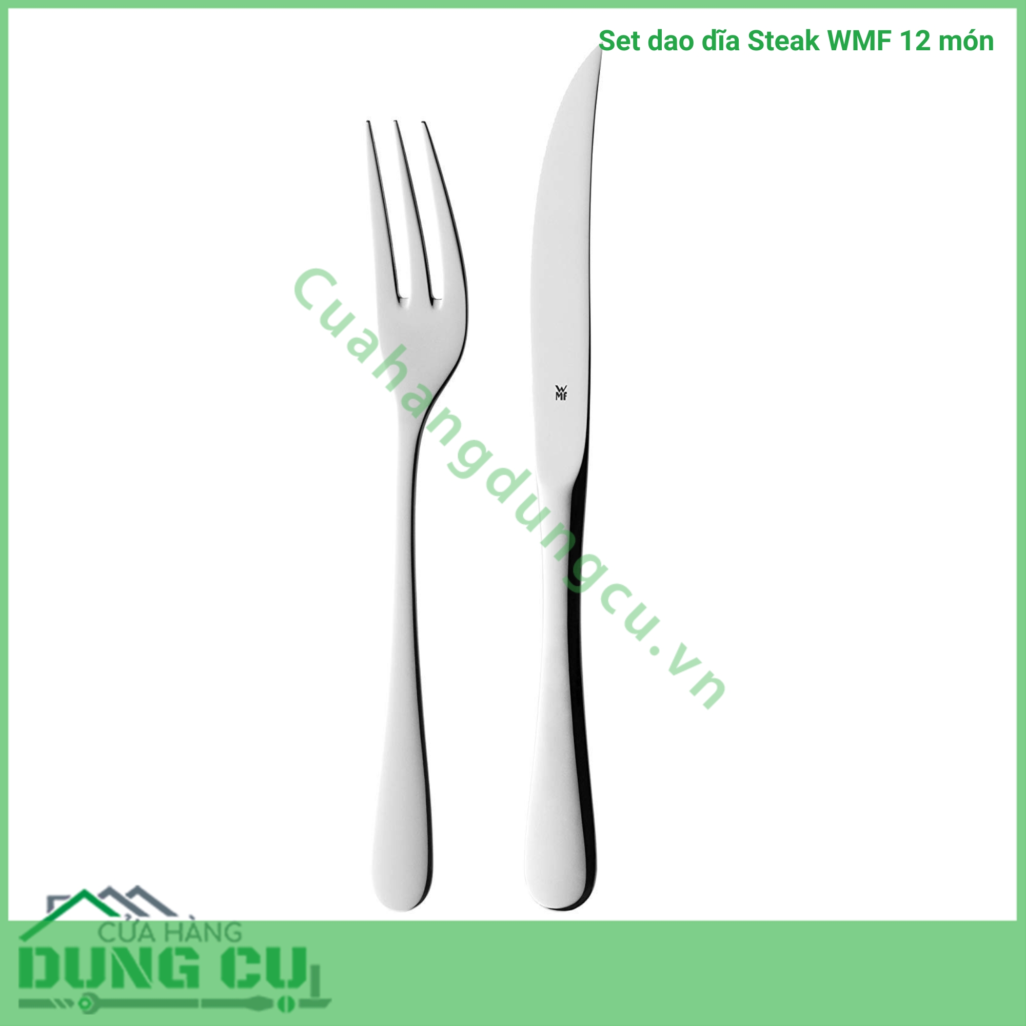 Set dao dĩa Steak WMF 12 món