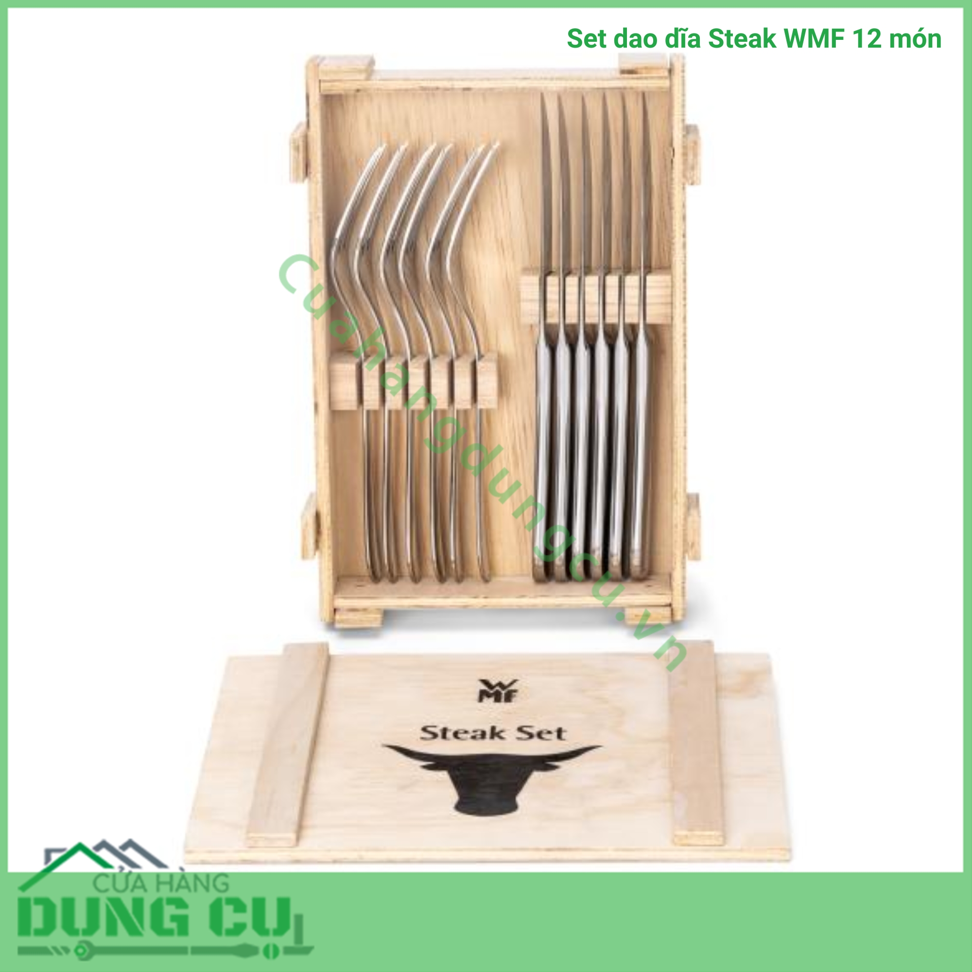 Set dao dĩa Steak WMF 12 món