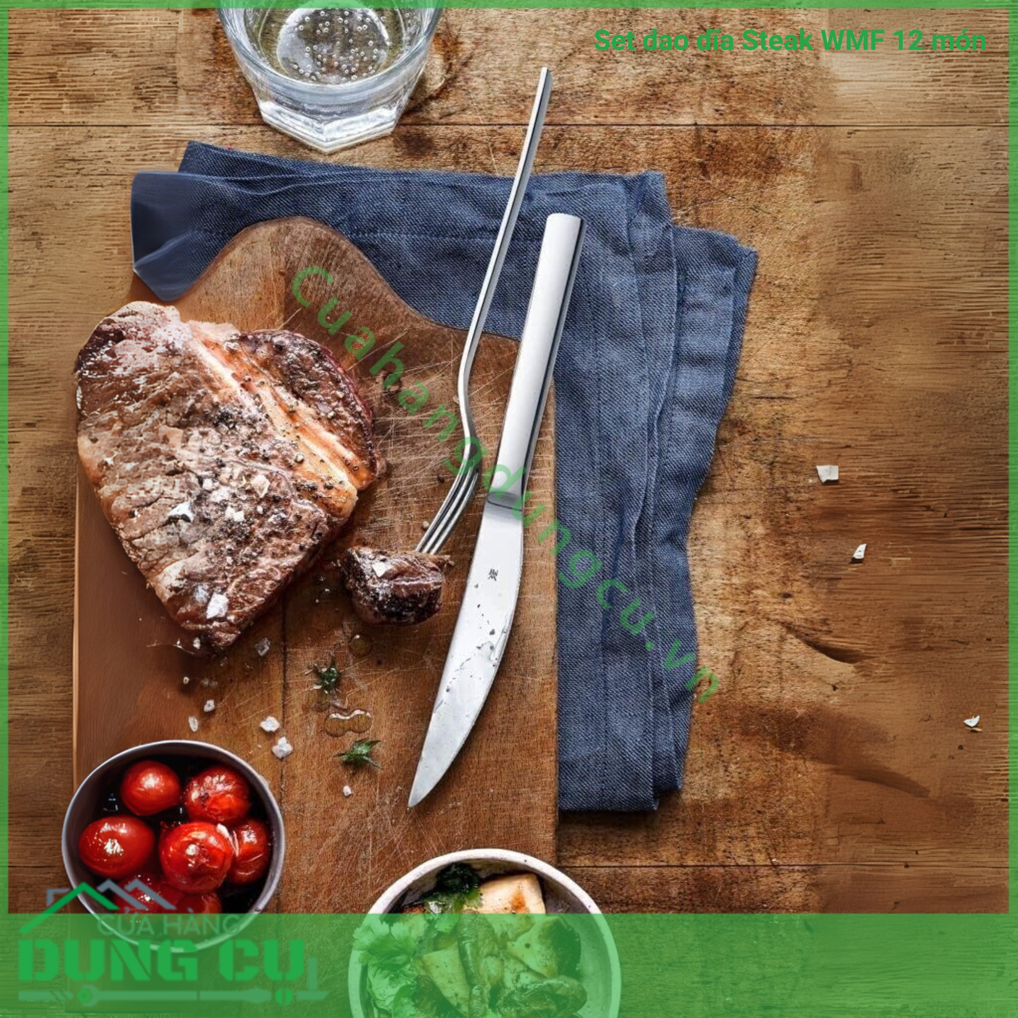 Set dao dĩa Steak WMF 12 món