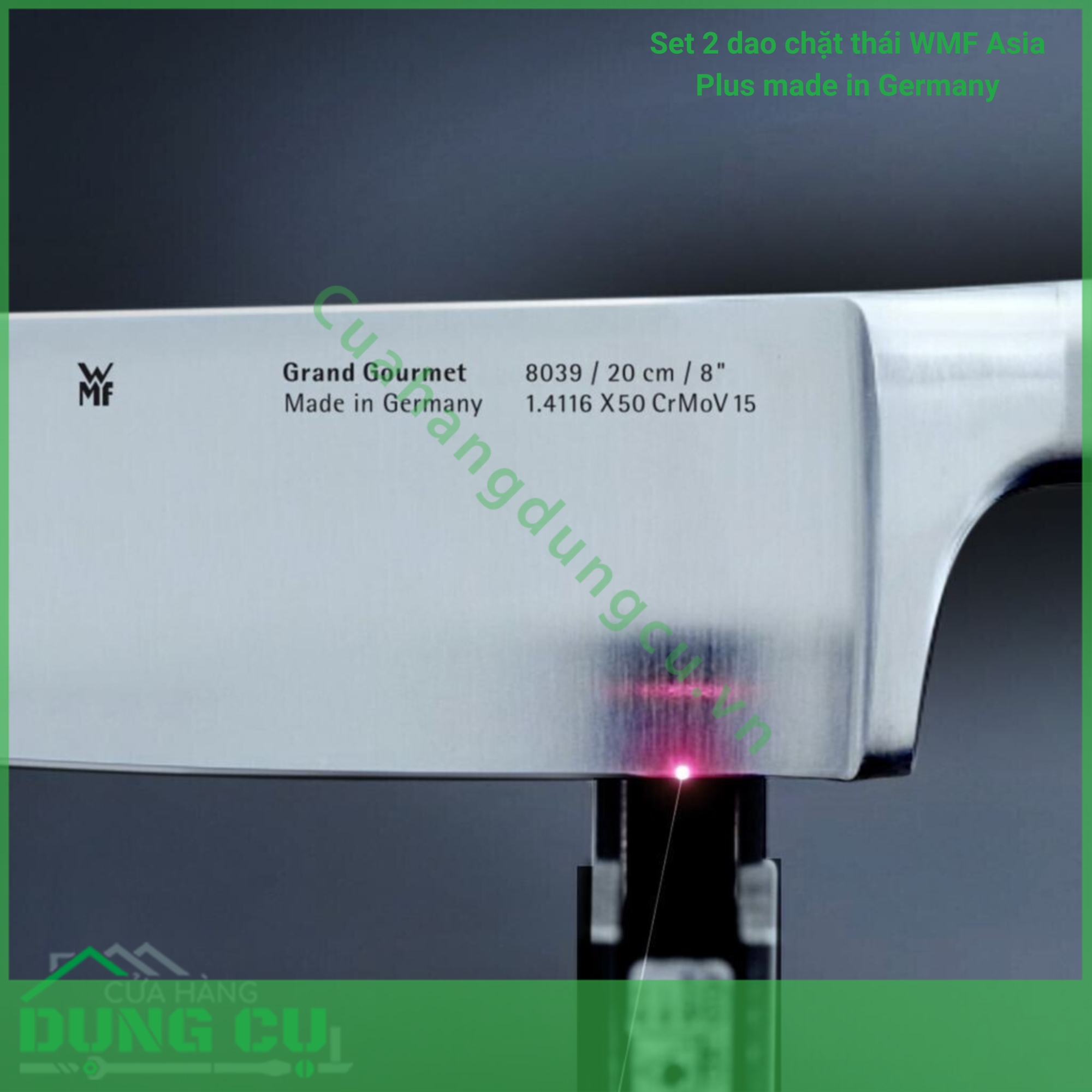 Set 2 dao chặt thái WMF Asia Plus made in Germany (DA40)