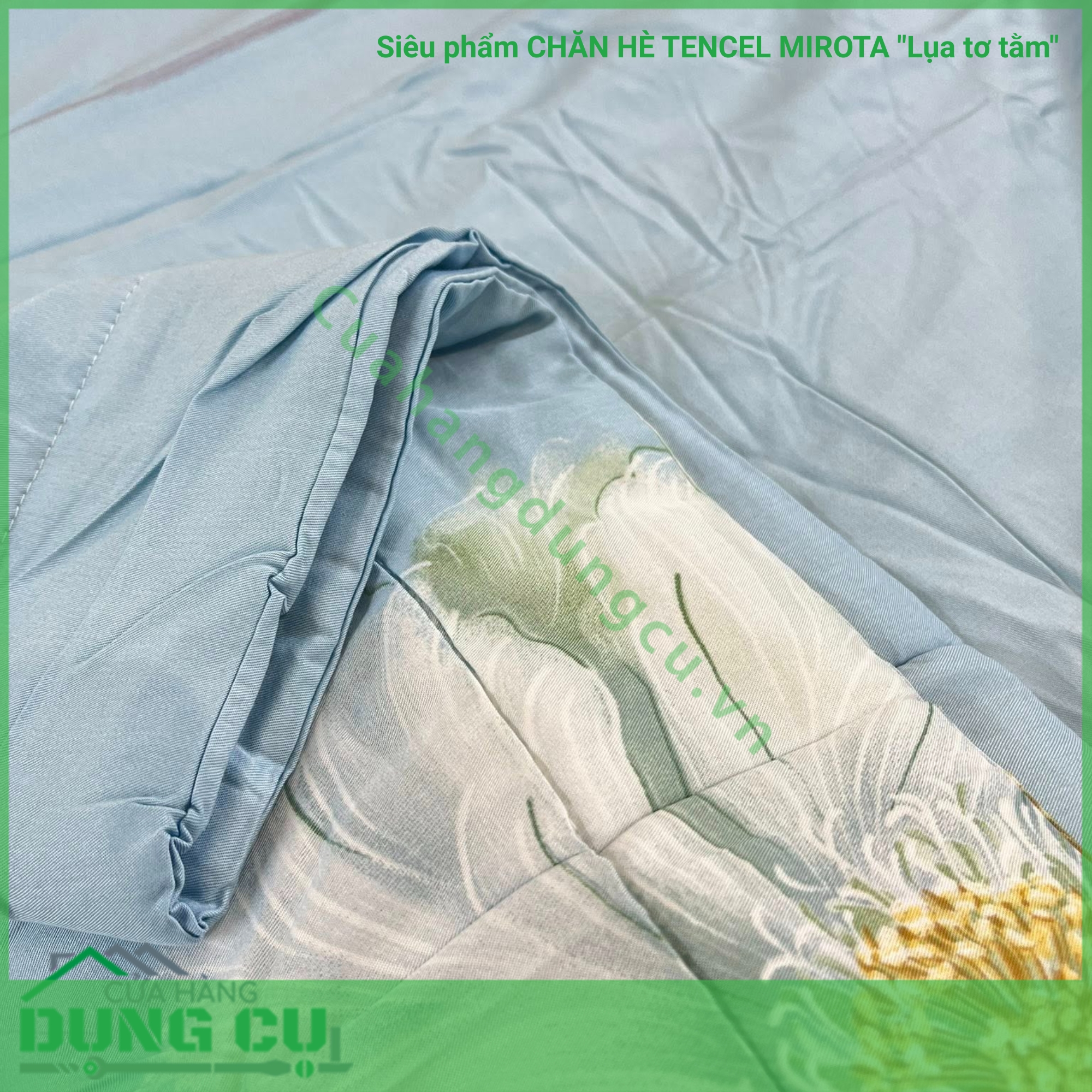 Siêu phẩm CHĂN HÈ TENCEL MIROTA Lụa tơ tằm