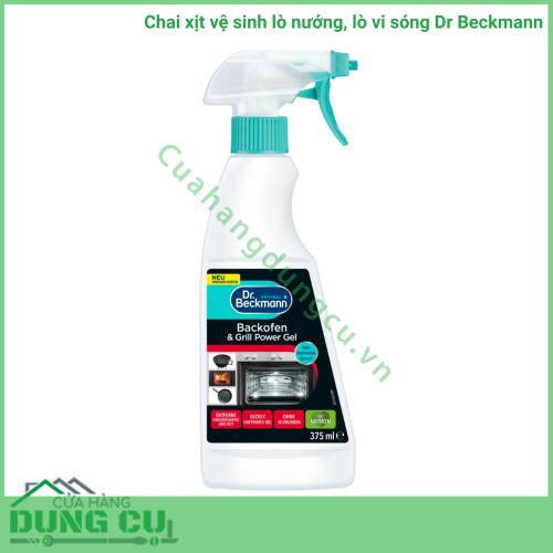Chai xịt vệ sinh lò nướng lò vi sóng Dr Beckmann