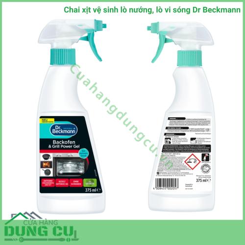 Chai xịt vệ sinh lò nướng lò vi sóng Dr Beckmann