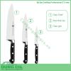 Bộ dao bếp đúc lõi thép Zwilling Professional S 3 món (DA31)