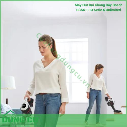 Máy Hút Bụi Không Dây Bosch BCS61113 Serie 6 Unlimited