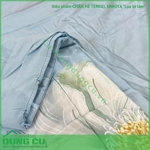 Siêu phẩm CHĂN HÈ TENCEL MIROTA Lụa tơ tằm