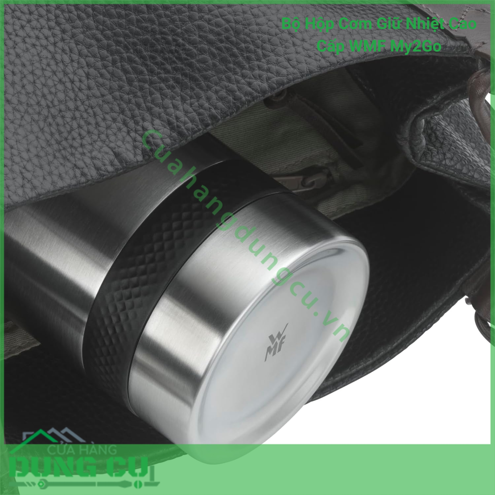 Bộ Hộp Cơm Giữ Nhiệt Cao Cấp WMF My2Go - kèm đũa thìa