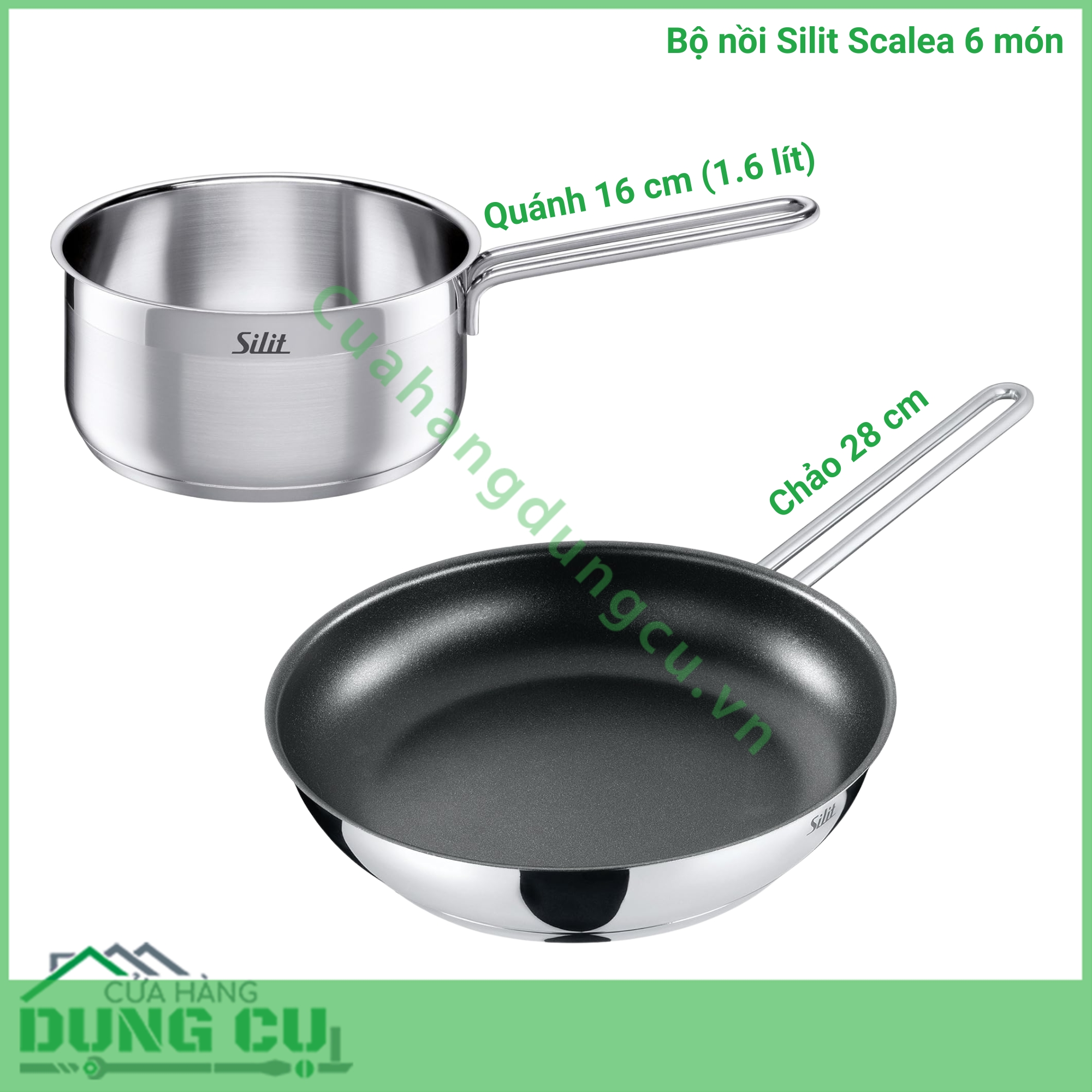 Bộ nồi Silit Scalea 6 món