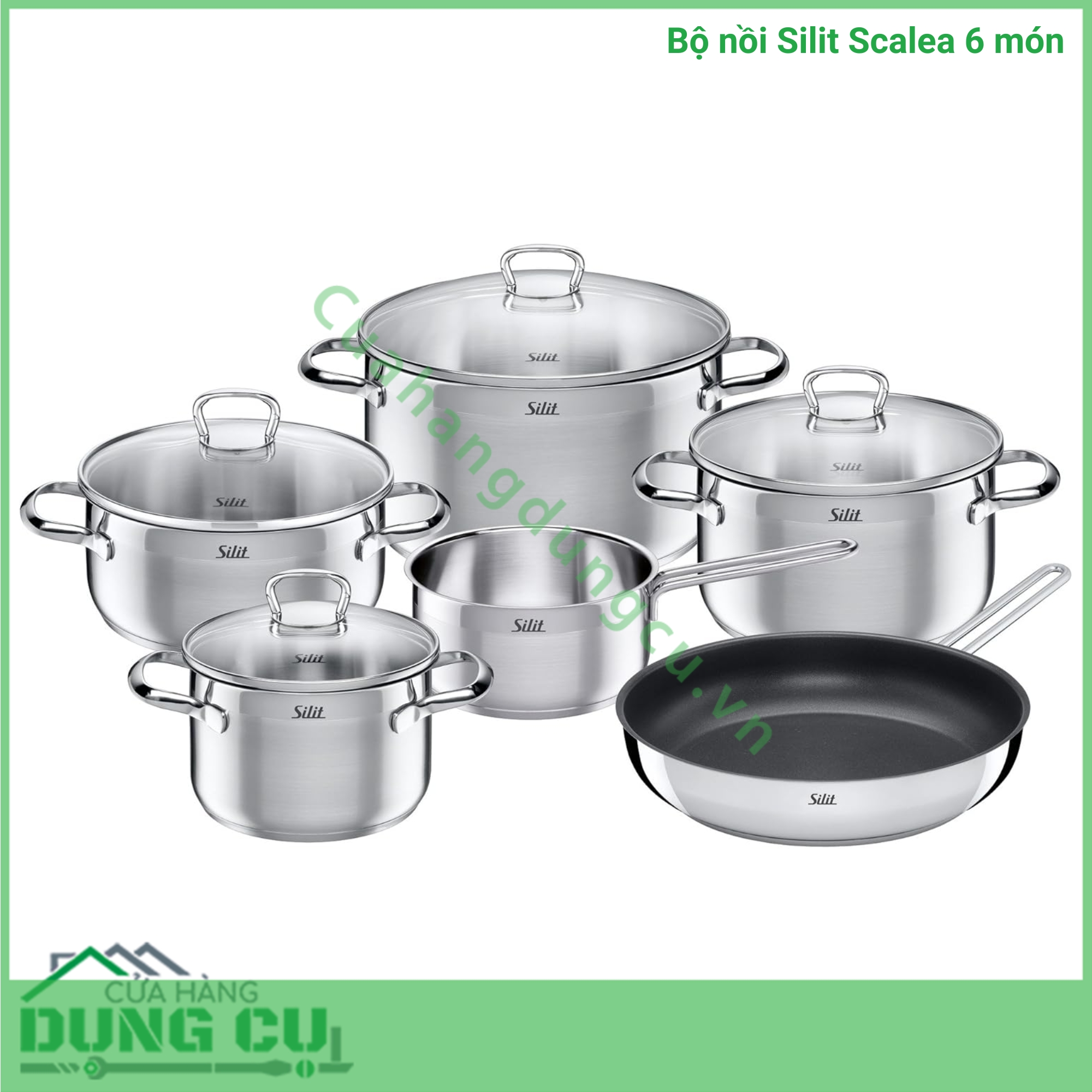 Bộ nồi Silit Scalea 6 món