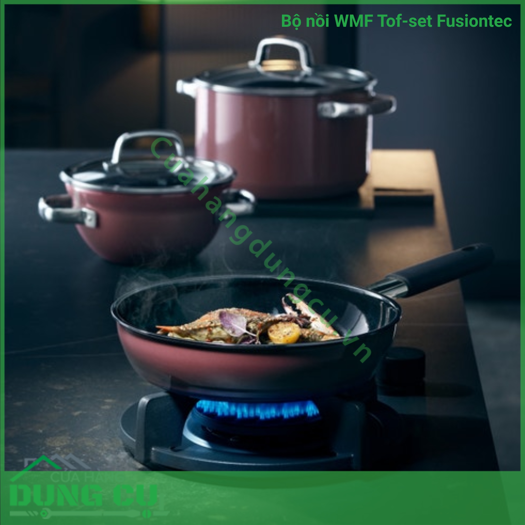 Bộ nồi WMF Topf-Set Fusiontec FT Mineral Töpf 4tlg - Made in Germany