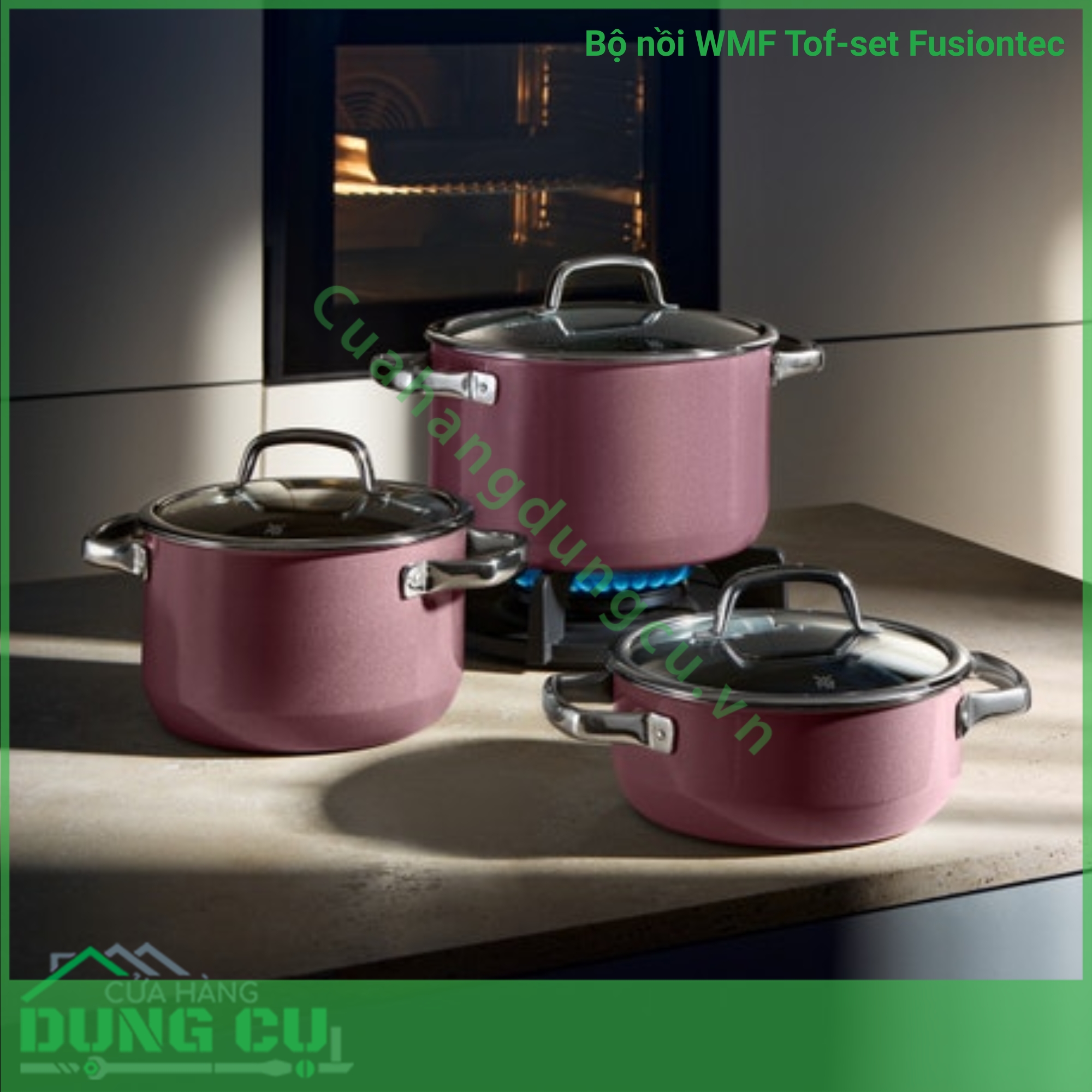 Bộ nồi WMF Topf-Set Fusiontec FT Mineral Töpf 4tlg - Made in Germany