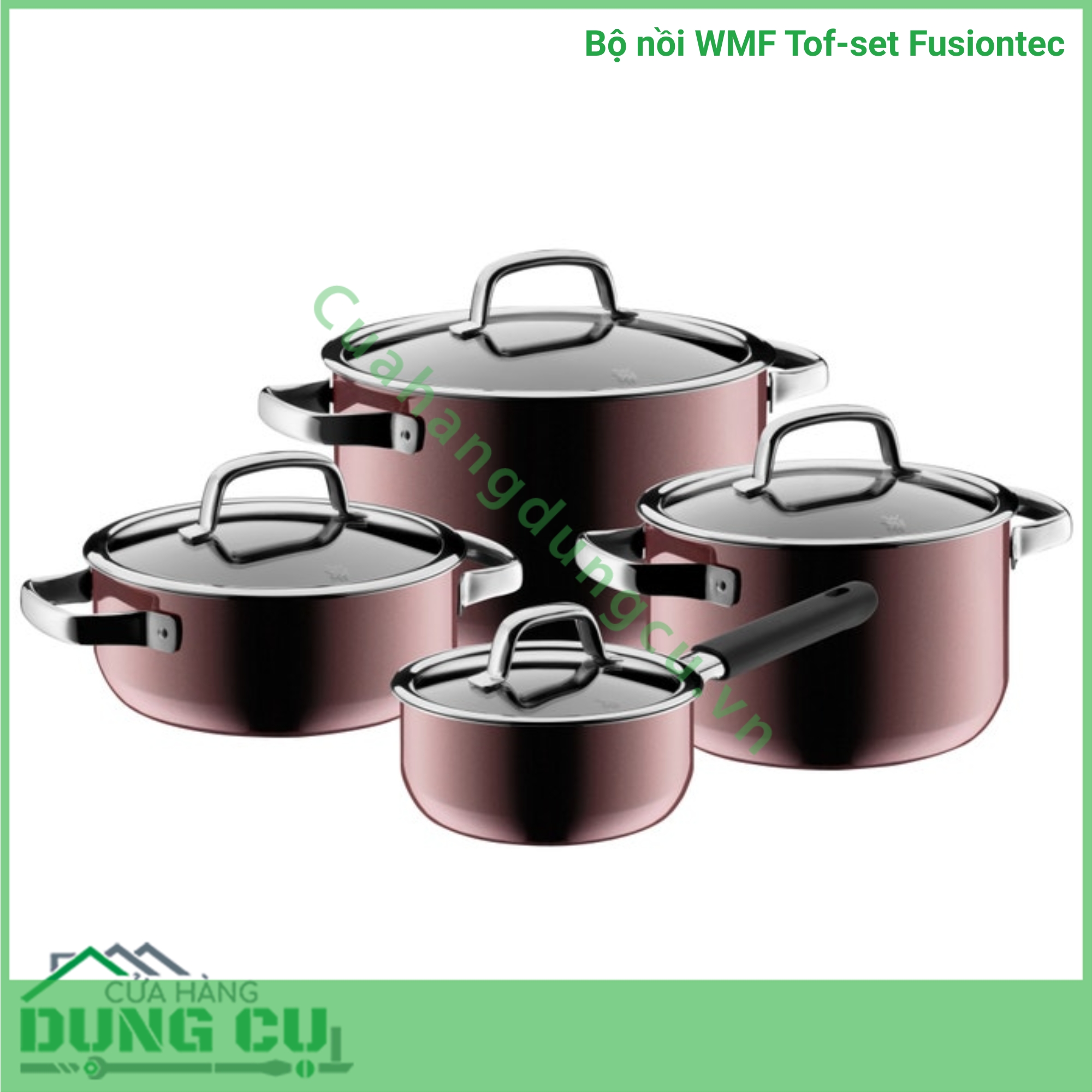 Bộ nồi WMF Topf-Set Fusiontec FT Mineral Töpf 4tlg - Made in Germany