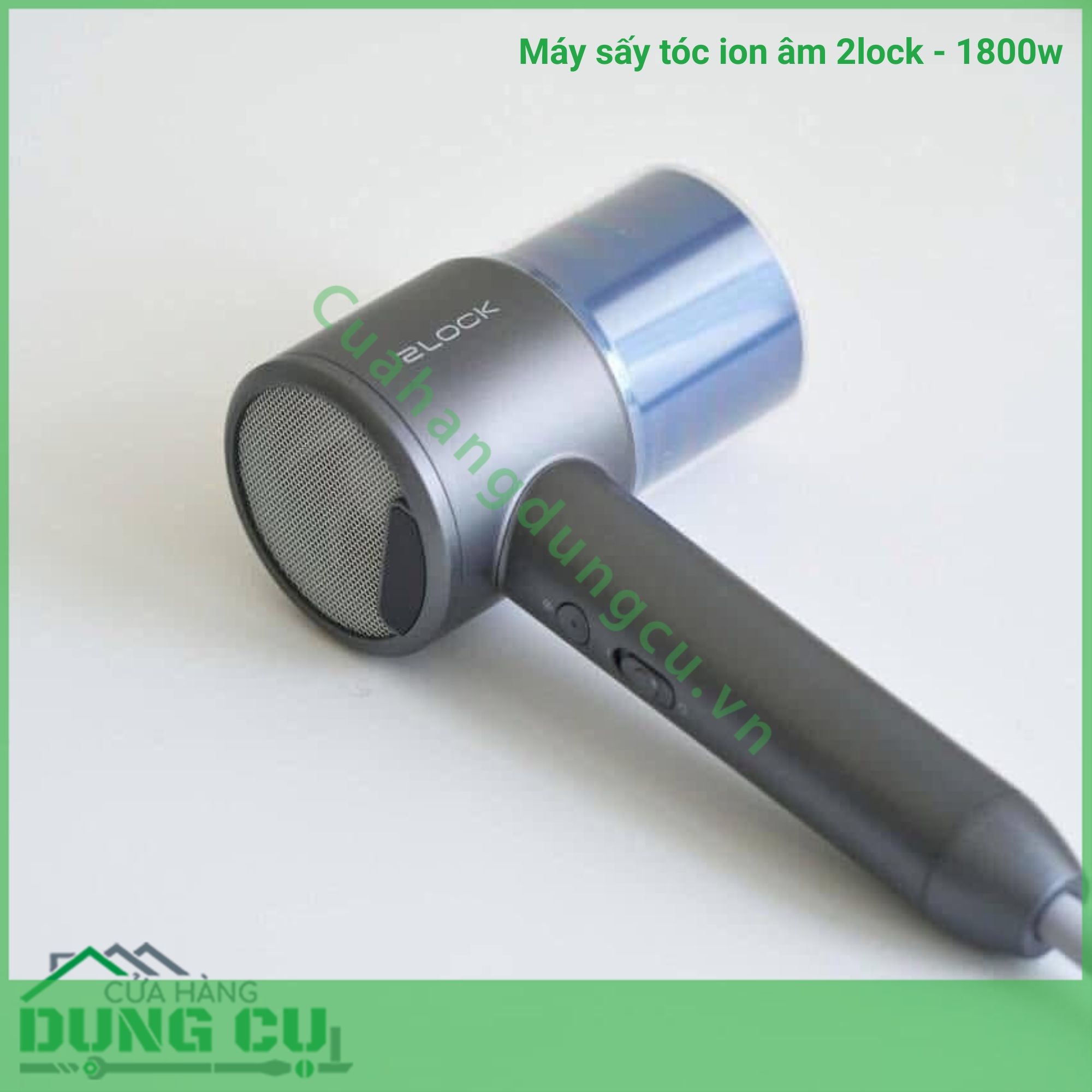 Máy sấy tóc ion âm 2lock - 1800w