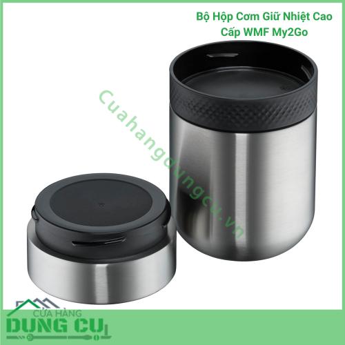 Bộ Hộp Cơm Giữ Nhiệt Cao Cấp WMF My2Go - kèm đũa thìa