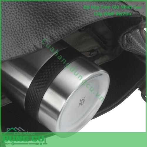 Bộ Hộp Cơm Giữ Nhiệt Cao Cấp WMF My2Go - kèm đũa thìa