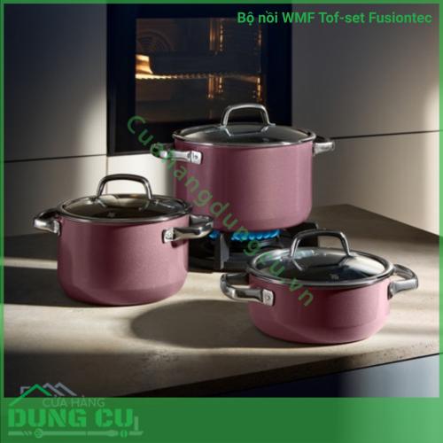 Bộ nồi WMF Topf-Set Fusiontec FT Mineral Töpf 4tlg - Made in Germany