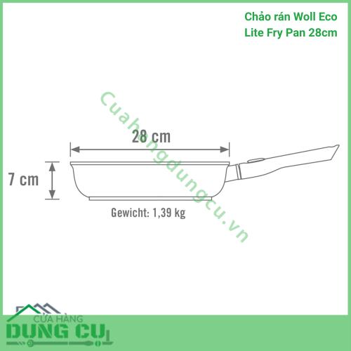 Chảo rán Woll Eco Lite Fry Pan 28cm