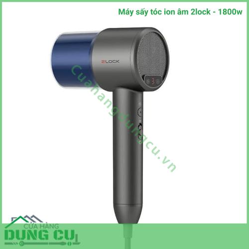 Máy sấy tóc ion âm 2lock - 1800w