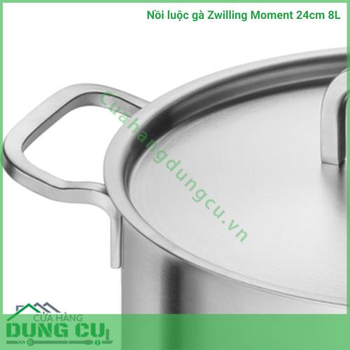 Nồi luộc gà Zwilling Moment 24cm 8L cực xịn siêu dày dặn