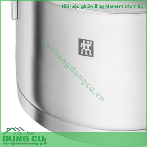Nồi luộc gà Zwilling Moment 24cm 8L cực xịn siêu dày dặn