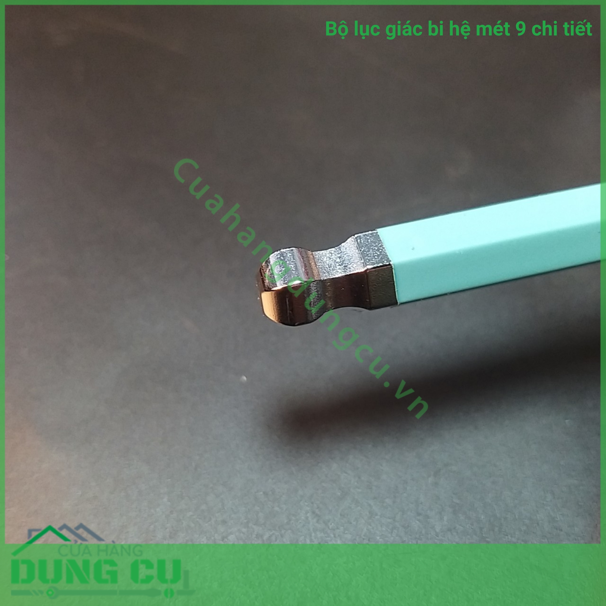 Bộ lục giác bi hệ mét 9 chi tiết 1 5-10mm AQUS910 Asahi