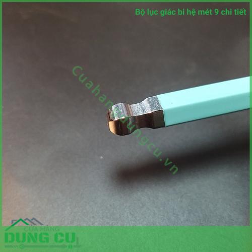 Bộ lục giác bi hệ mét 9 chi tiết 1 5-10mm AQUS910 Asahi