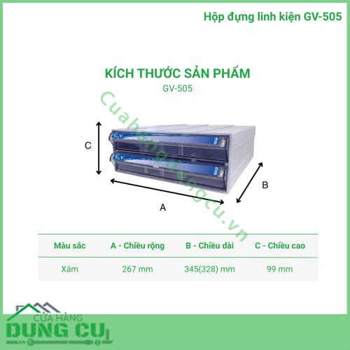 Hộp đựng linh kiện GV-505