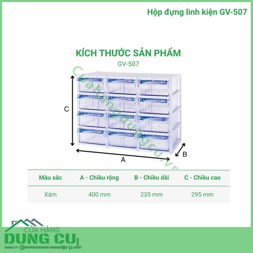 Tủ đựng linh kiện GV-507