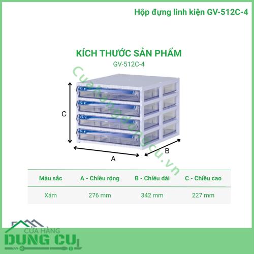 Tủ đựng hồ sơ tài liệu GV-512C4