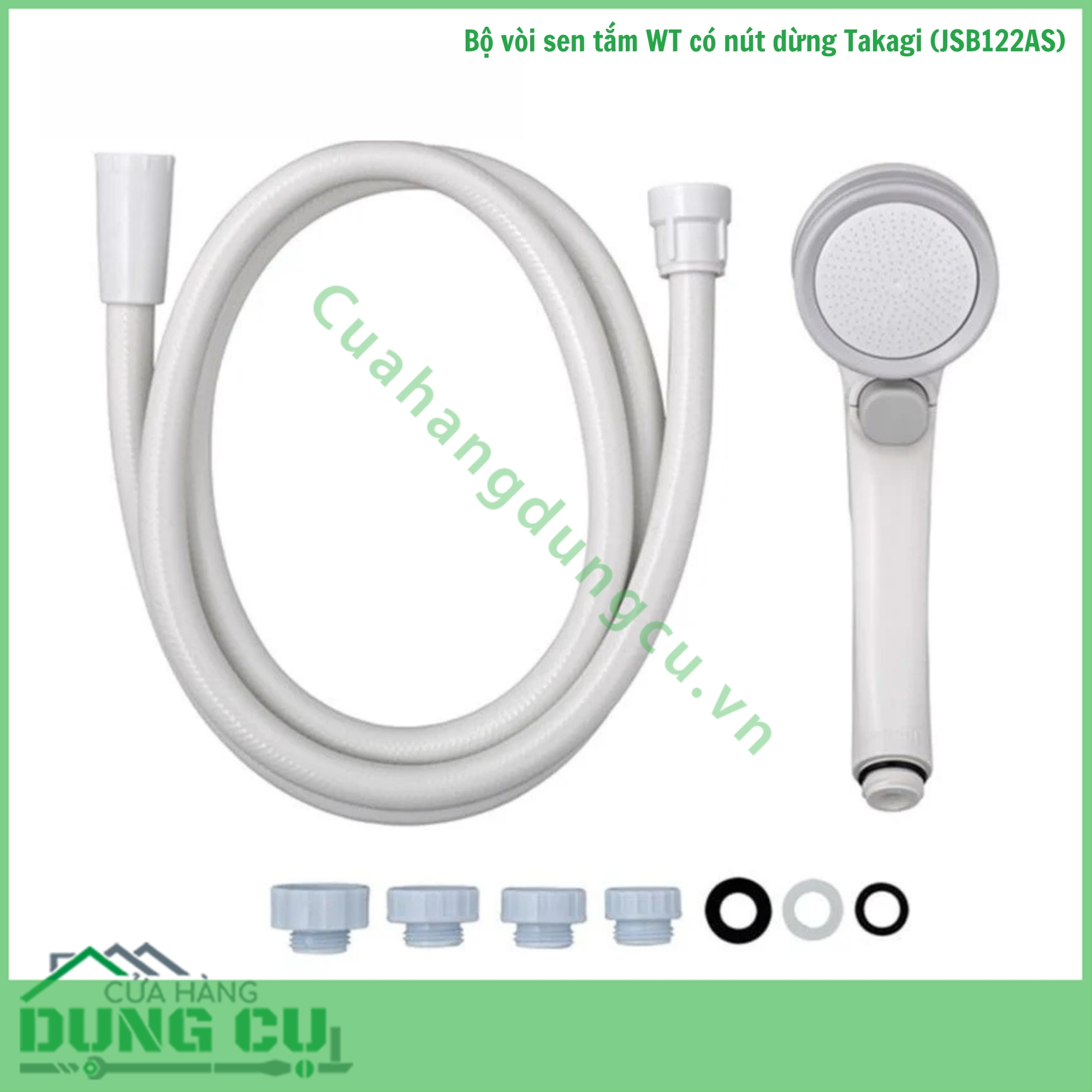Bộ vòi sen tắm WT có nút dừng Takagi (JSB122AS)