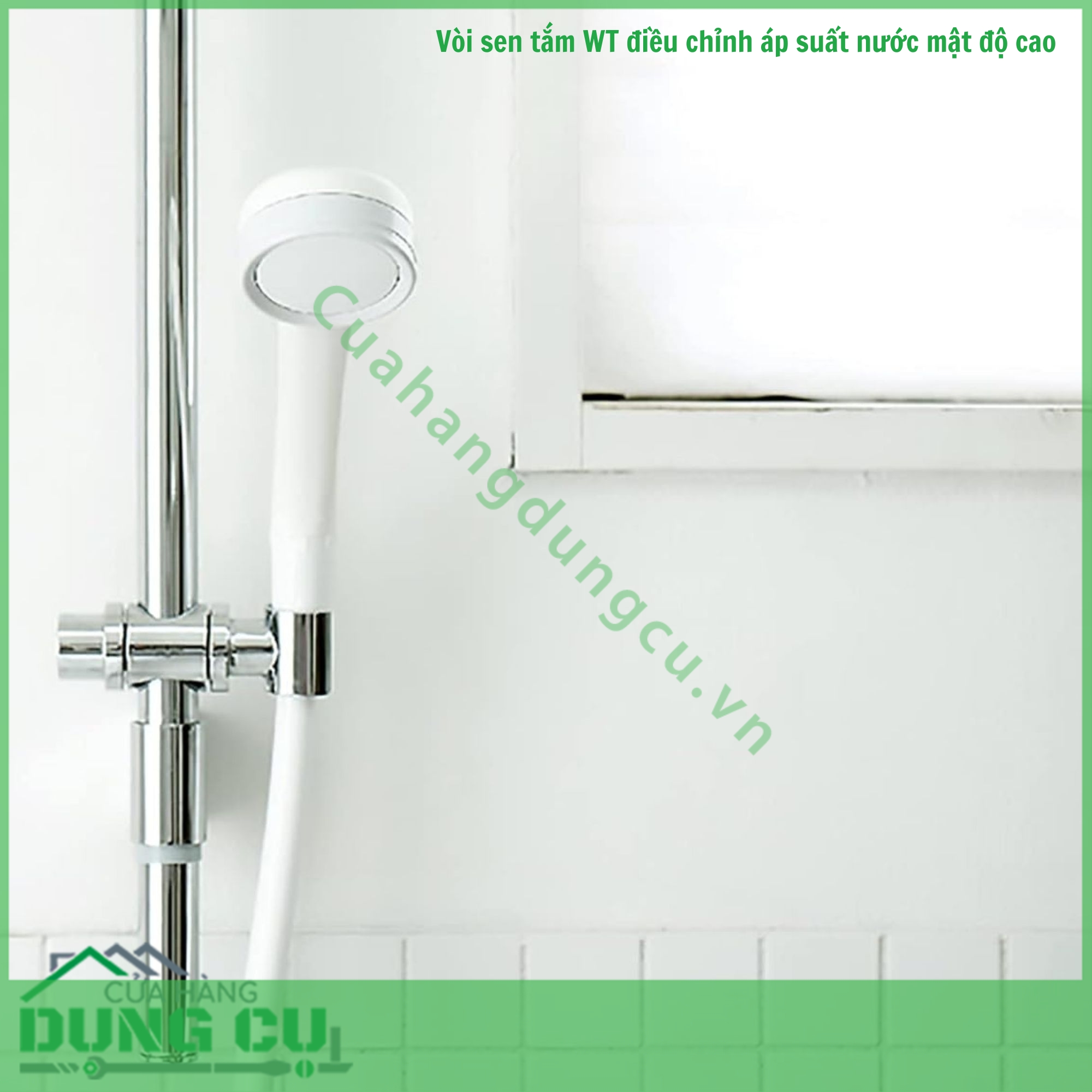 Bộ vòi sen tắm WT điều chỉnh áp suất nước mật độ cao Takagi (JSA122AS)