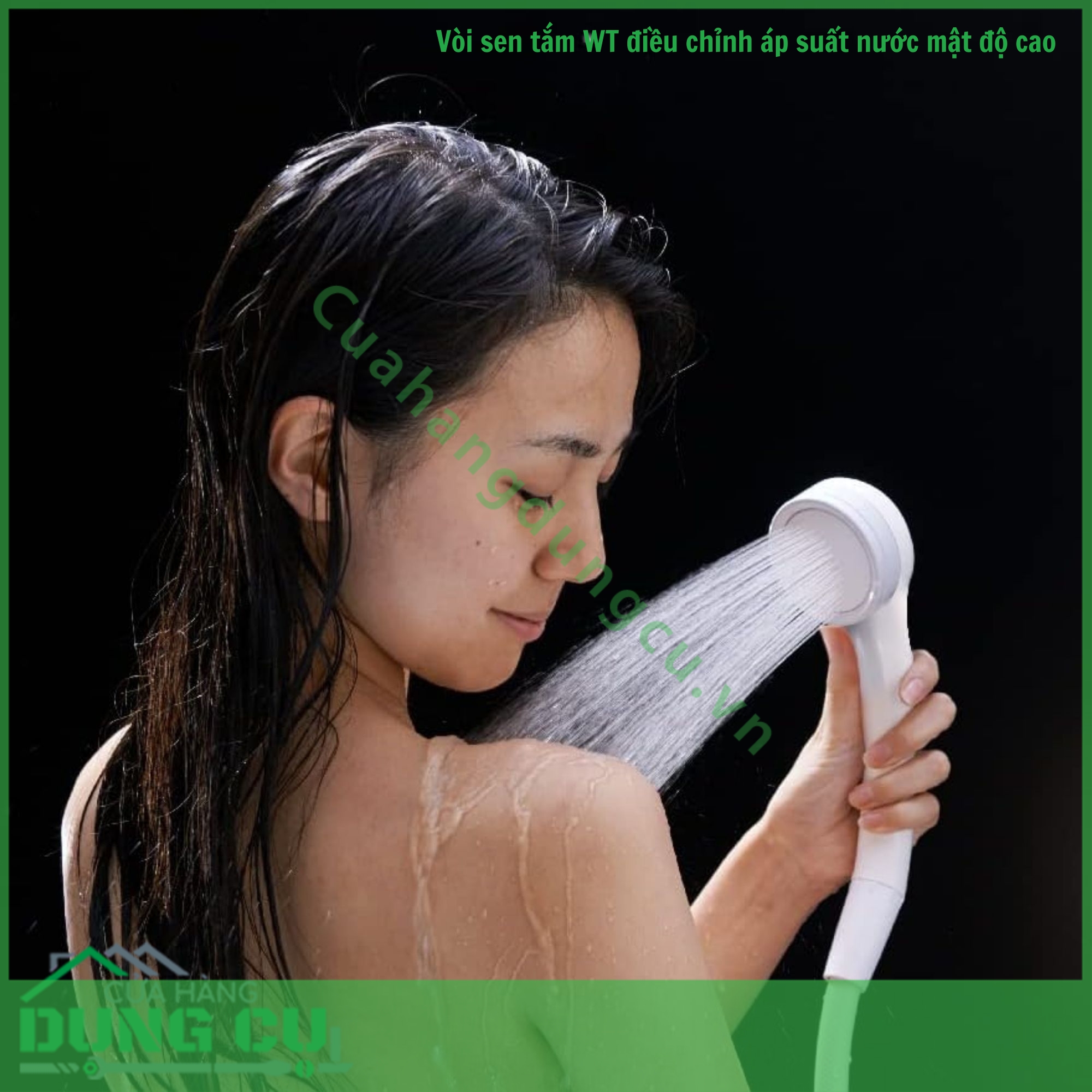 Bộ vòi sen tắm WT điều chỉnh áp suất nước mật độ cao Takagi (JSA122AS)