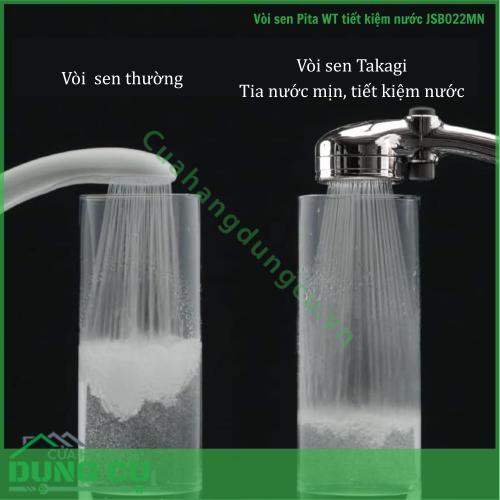 Vòi sen tắm mạ WT có nút dừng Takagi (JSB022MN)