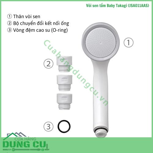 Vòi sen tắm Baby Takagi (JSA011AAS)