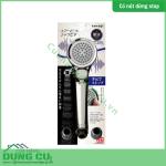 Vòi sen tắm Takagi mạ có nút dừng kết hợp công nghệ trộn khí (JSB025BM)