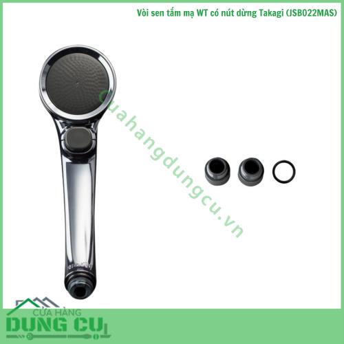 Vòi sen tắm mạ WT có nút dừng Takagi (JSB022MAS)