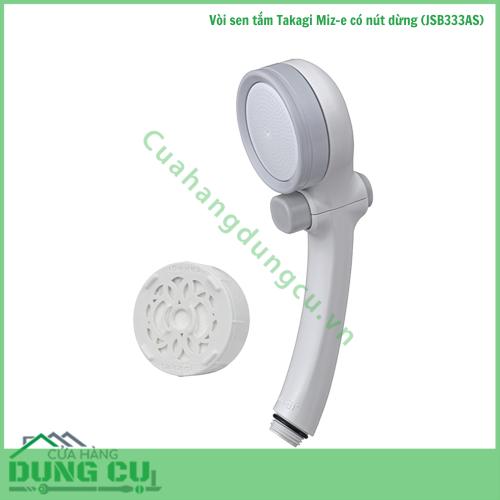 Vòi sen tắm Takagi Miz-e có nút dừng (JSB333AS)
