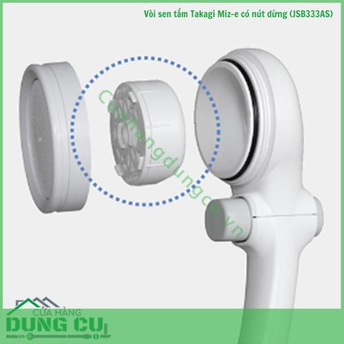 Vòi sen tắm Takagi Miz-e có nút dừng (JSB333AS)
