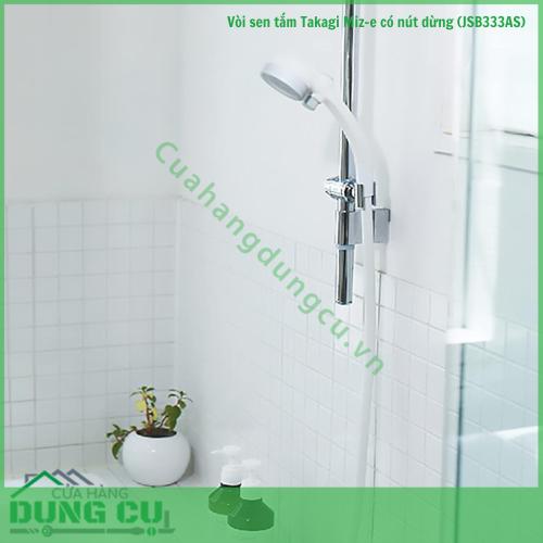 Vòi sen tắm Takagi Miz-e có nút dừng (JSB333AS)