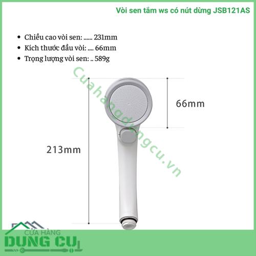 Vòi sen tắm WS có nút dừng Takagi (JSB121AS)