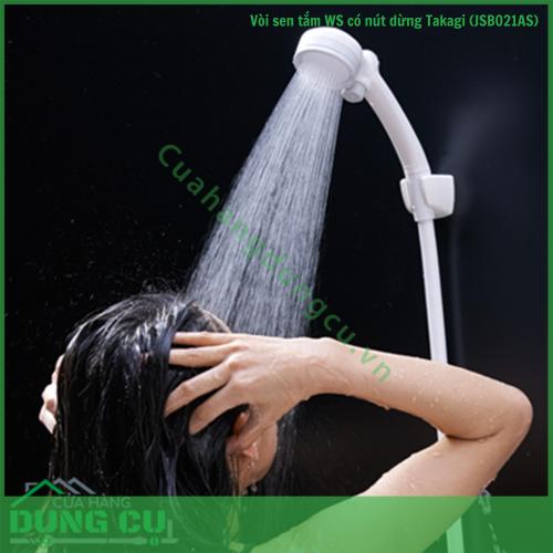Vòi sen tắm WS có nút dừng Takagi (JSB021AS) 
