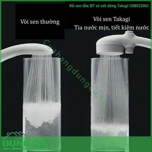 Vòi sen tắm WT có nút dừng Takagi (JSB022AS)