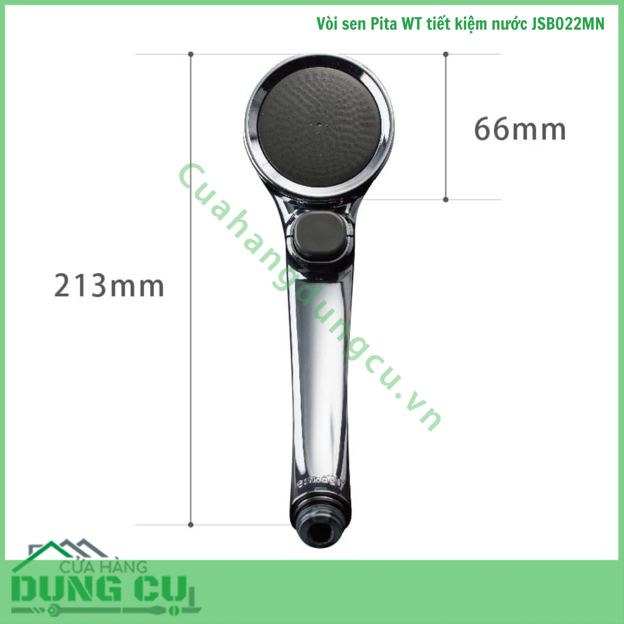 Vòi sen tắm mạ WT có nút dừng Takagi (JSB022MN)