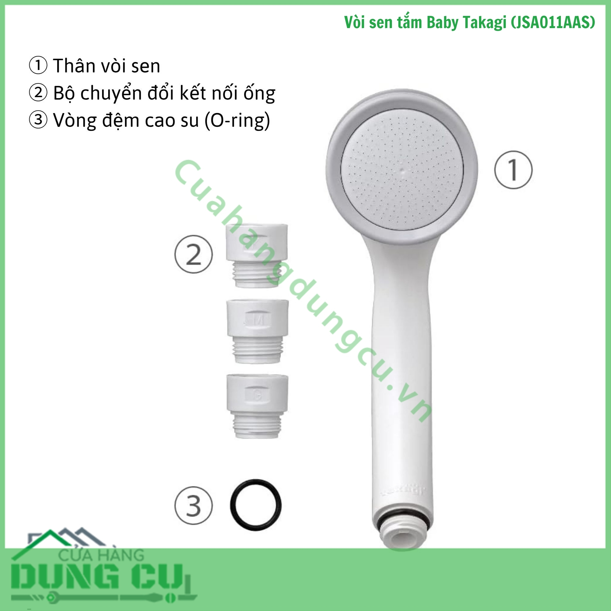 Vòi sen tắm Baby Takagi (JSA011AAS)