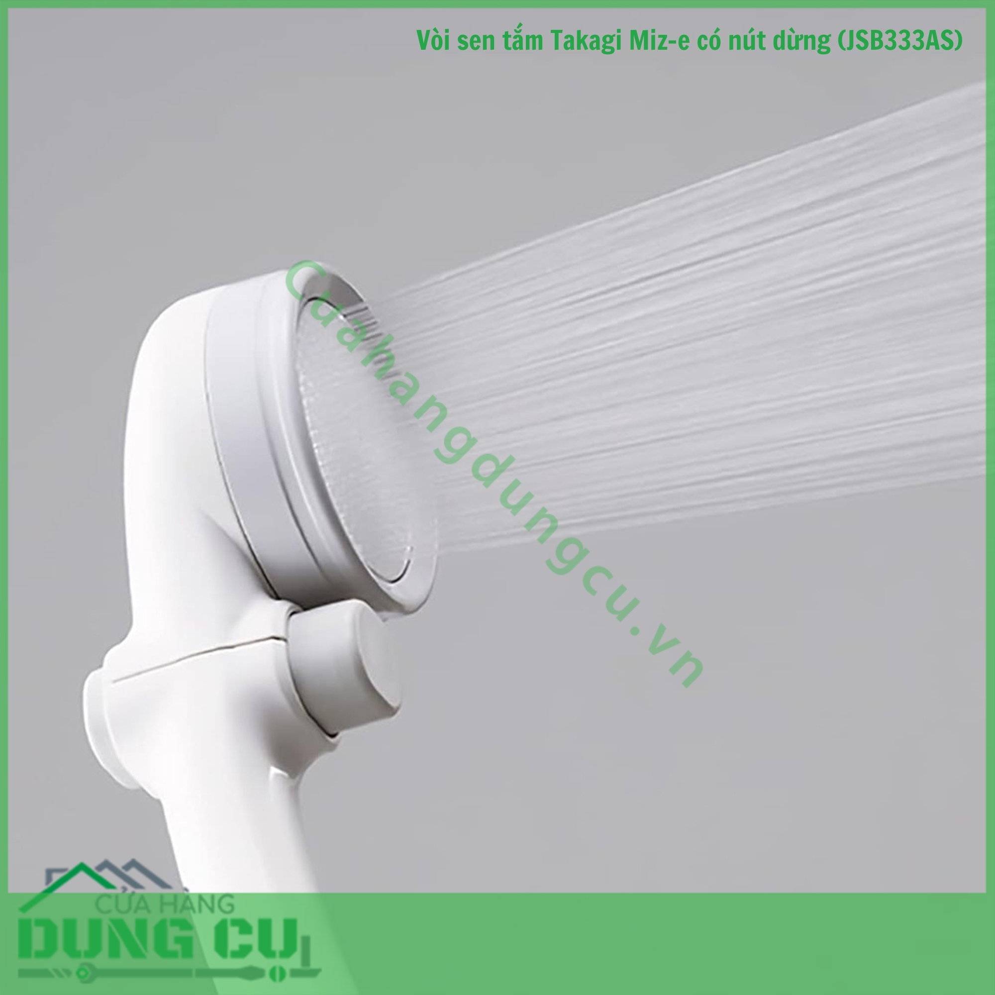 Vòi sen tắm Takagi Miz-e có nút dừng (JSB333AS)
