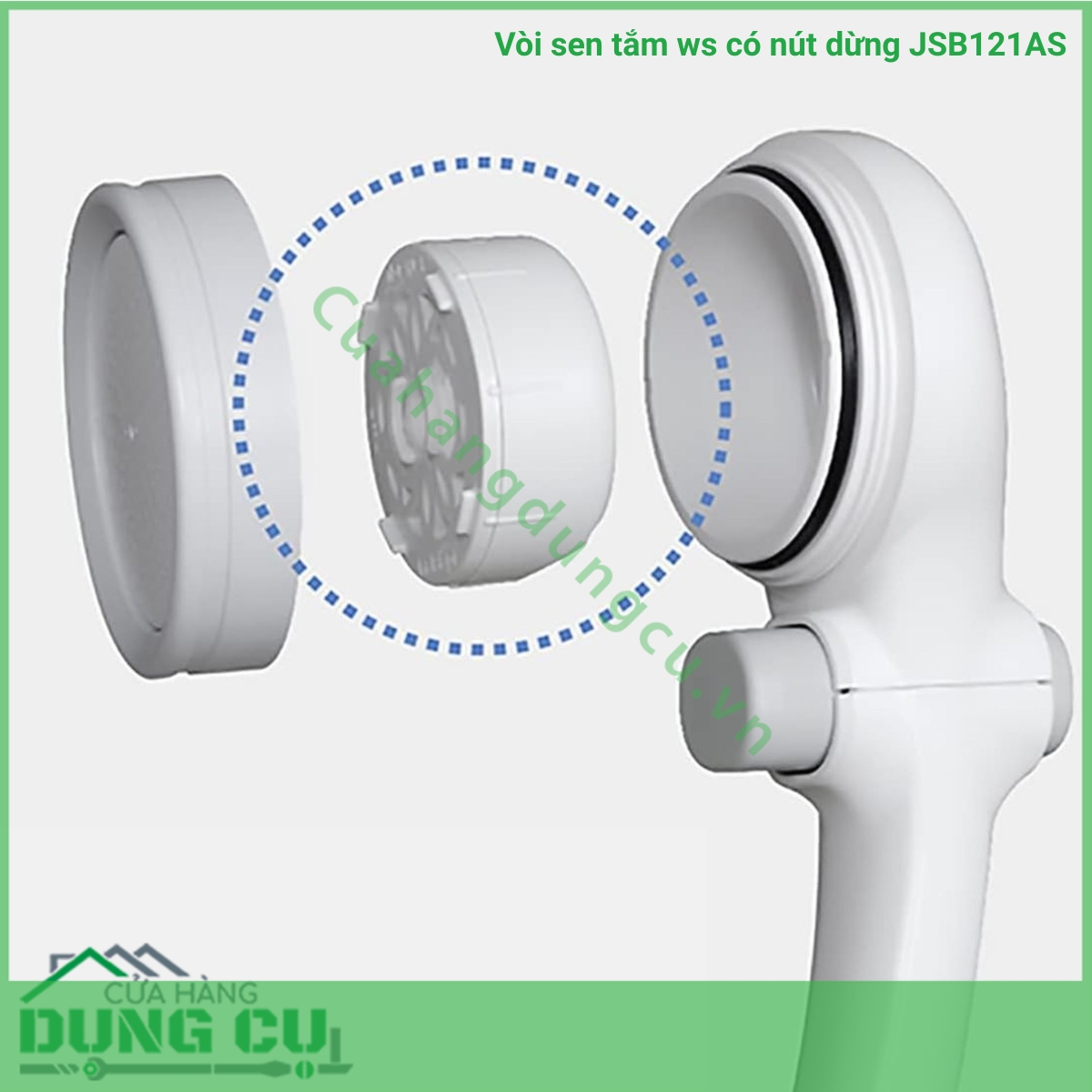 Vòi sen tắm WS có nút dừng Takagi (JSB121AS)